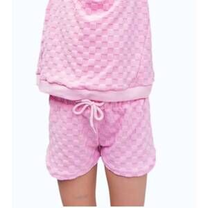 NEW LIMEAPPLE girls' nico terry shorts in pink